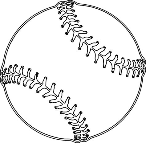 Baseball Outline Printable Templates And Clipart