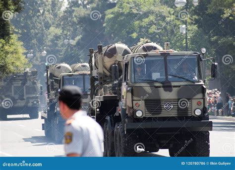 BAKU, AZERBAIJAN - JUNE 26 2018 - Military Parade in Baku, Azerbaijan ...