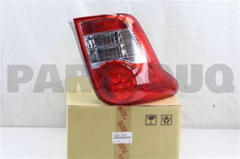 8156113710 Genuine Toyota LENS BODY REAR COMBINATION LAMP LH EBay