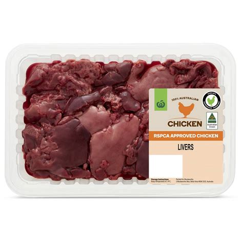 Woolworths Rspca Approved Chicken Livers 500g Woolworths