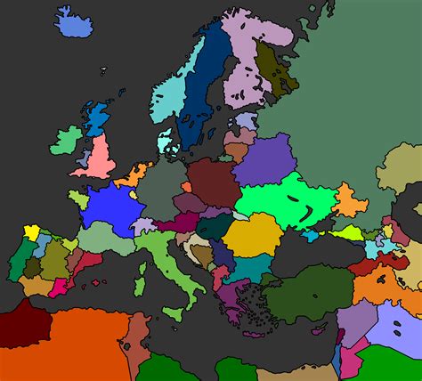 My Attempt At Redrawing The Map Of Europe R Maps