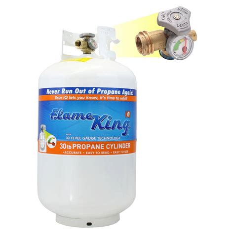 Flame King Lb Pound Propane Tank Cylinder With Opd Valve And Built