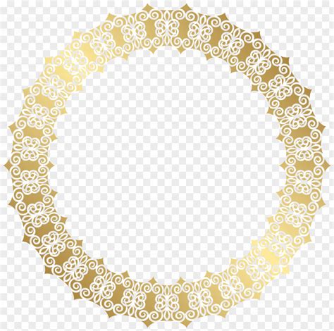 Golden Border Cliparts Gold Clip Art PNG Image - PNGHERO