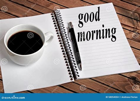 Good Morning Word Stock Photo Image Of Morning Happy 58054004