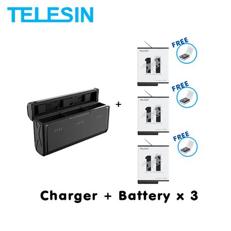 Gopro Telesin Pocket Multi Function Storage Charging Box