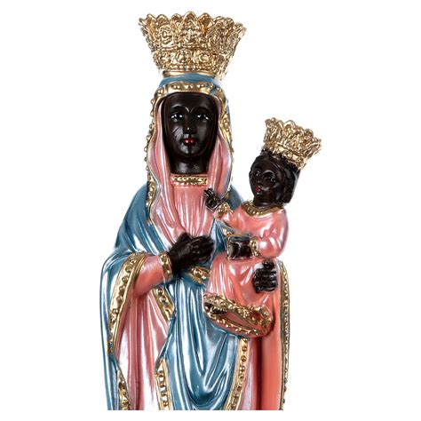 Life-Size Standing Famous Fiberglass Our Lady of Czestochowa Statue