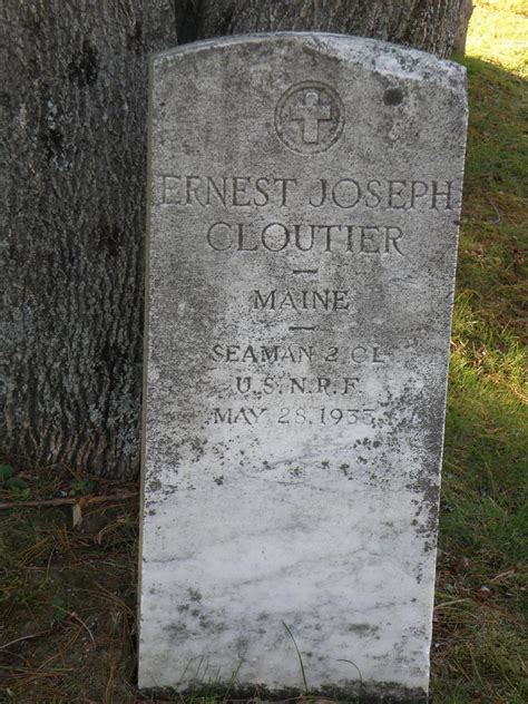 Ernest Joseph Cloutier 1895 1933 Find A Grave Memorial