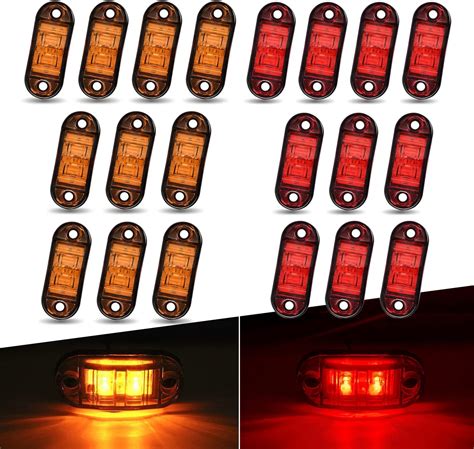 Amazon Fogfar 20 PCS LED Trailer Marker Light Kit 2 5 Inch