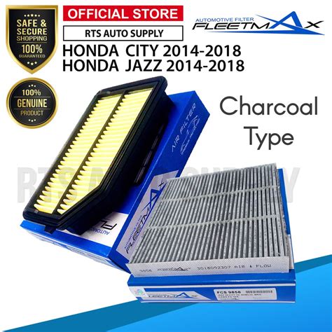 Honda City Jazz Brv Fleetmax Air And Cabin Filter Set FAS8868 FCS9858