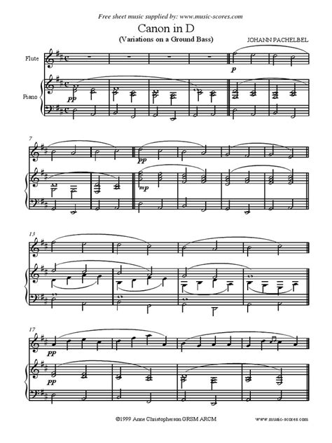 Canon in D: (Variations On A Ground Bass) | Download Free PDF | Pachelbel's Canon | Music Theory