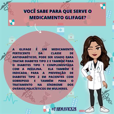 Voc Sabe Para Que Serve A Glifage Farmacologia I