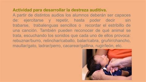 Actividades para niños con discapacidad visual PPT