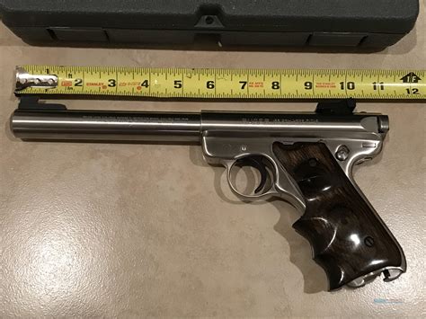 Ruger Mkii Ii Stainless 22 Lr Bull For Sale At