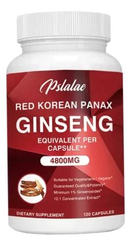 Ginseng Rojo Coreano Capsulas Energia Cuotas Sin Inter S