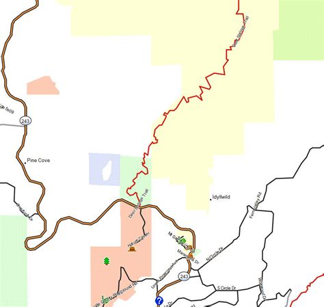 Mount San Jacinto SP - California Trail Map