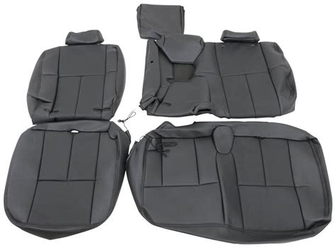 Clazzio Custom Seat Covers Leather Front And Rear Black Clazzio Car Seat Covers Al Eagmb7500bk