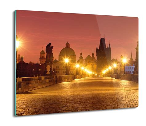 Szklana Os Ona Kuchenna Most Praga Miasto X Artprintcave