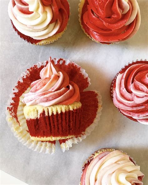 Red Velvet Marble Cupcakes E2 Bakes Brooklyn