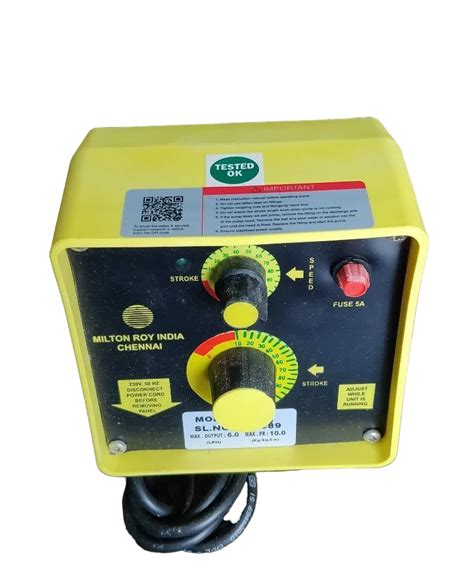 Milton Roy Chemical Dosing Pumps For Water Treatment At Rs 5000 Piece