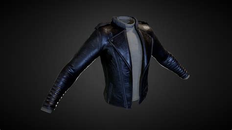 Leather Jacket 3d Model By Soidev A4ec7ac Sketchfab