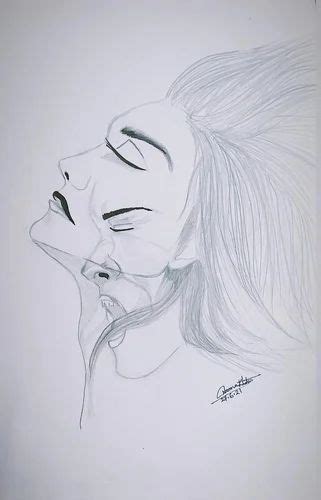 Pencil Sketches Sad Girls Pencil Art From Khantora