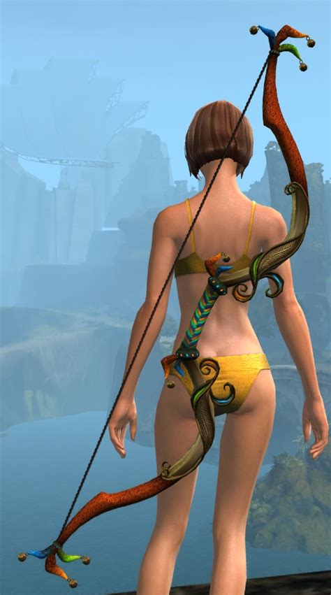 Carnival Longbow Skin Guild Wars Wiki Gw W