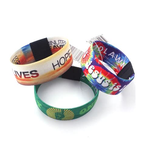 Ultra Comfortable Polyester Material Nfc Wristband Strap Stretch Rfid