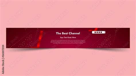 Youtube Cover Banner Template Channel Art Design Social Media