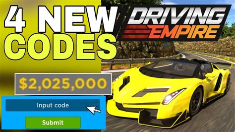 New Update Driving Empire Codes Driving Empire Codes Driving