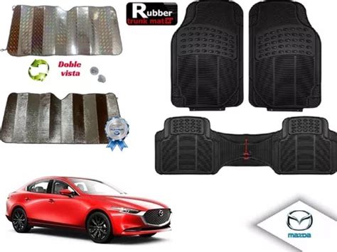 Tapetes Uso Rudo Negros Cubresol De Regalo Mazda 3 2023 Envío gratis