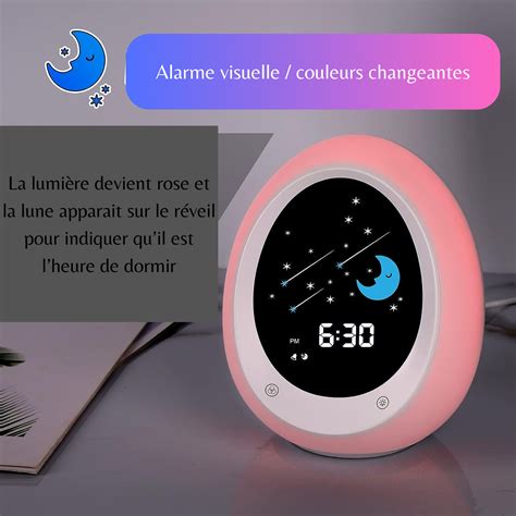 Réveil matin éducatif jour nuit