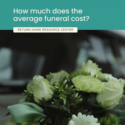 How Much Does The Average Funeral Cost Return Home