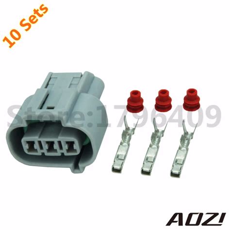 3 Pins 22mm Series Isuzu Code Table Socket Female Waterproof Plastic