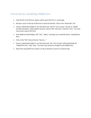 Fillable Online Instructions For Completing A Fillable Form Fax Email