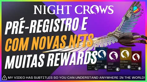 NIGHT CROWS abriu Pré Registro Nova Coleção de NFTS na NILE da