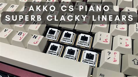 Akko Cs Piano Linear Switch The Next Big Switch Youtube