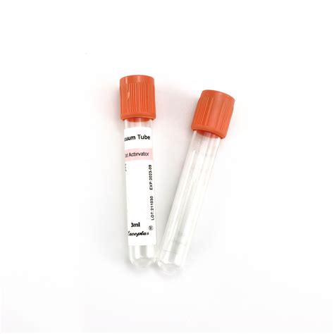 Siny Ml Clot Activatormanufacturers Disposable Blood Collection