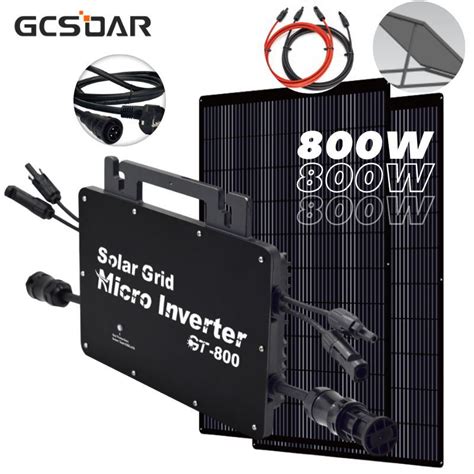 GCSOAR Solar System 800W Complete Set Balcony Power System For Home Use