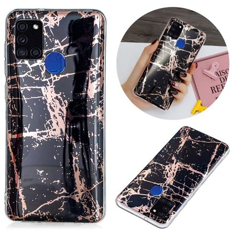 Coque Samsung Galaxy A21s Marbre Métallisé