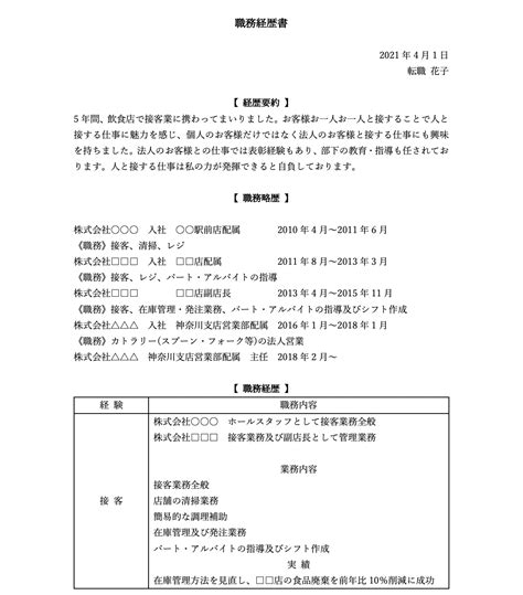 職務経歴書の書き方のコツとは？転職が多い場合の書き方もご紹介 Career Tree