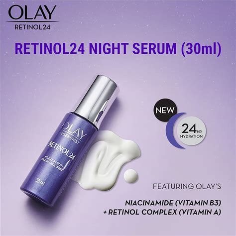 Buy Olay Regenerist Retinol Night Serum Fragrance Free Ml Online