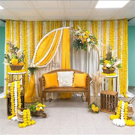 Dazzling Quircky Haldi Ceremony Decoration Ideas Nikah Decor Mehendi