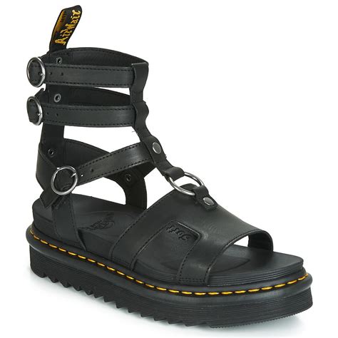 Dr Martens Leather Adaira Womens Sandals In Black Lyst