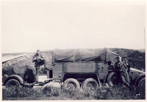 Krupp Protze With Trailer World War Photos