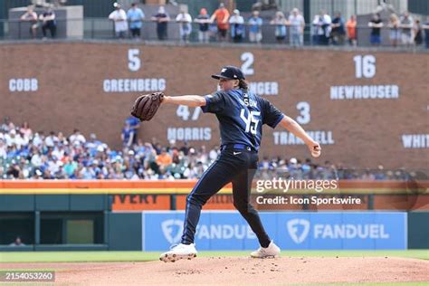 Detroit Tigers Starting Pitcher Reese Olson Pitches During The First