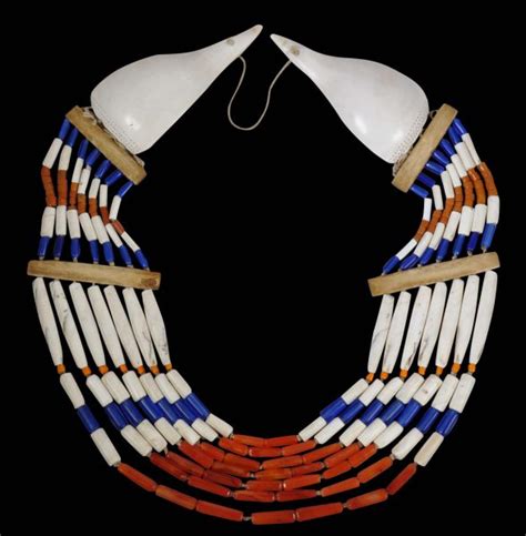 Outstanding Naga Bead And Shell Necklace Michael Backman Ltd