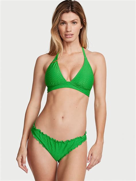 Buy Mix Match Removable Push Up Halter Bikini Top Jade Green Order