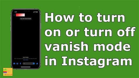 How To Turn Off Vanish Mode On Instagram A Comprehensive Guide