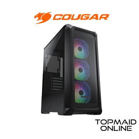 Casing Cougar Atx Archon Mesh Rgb Tg Blk