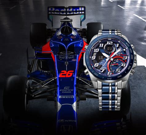 OFFICIAL WARRANTY Casio Edifice ECB 900TR 2A Scuderia Toro Rosso